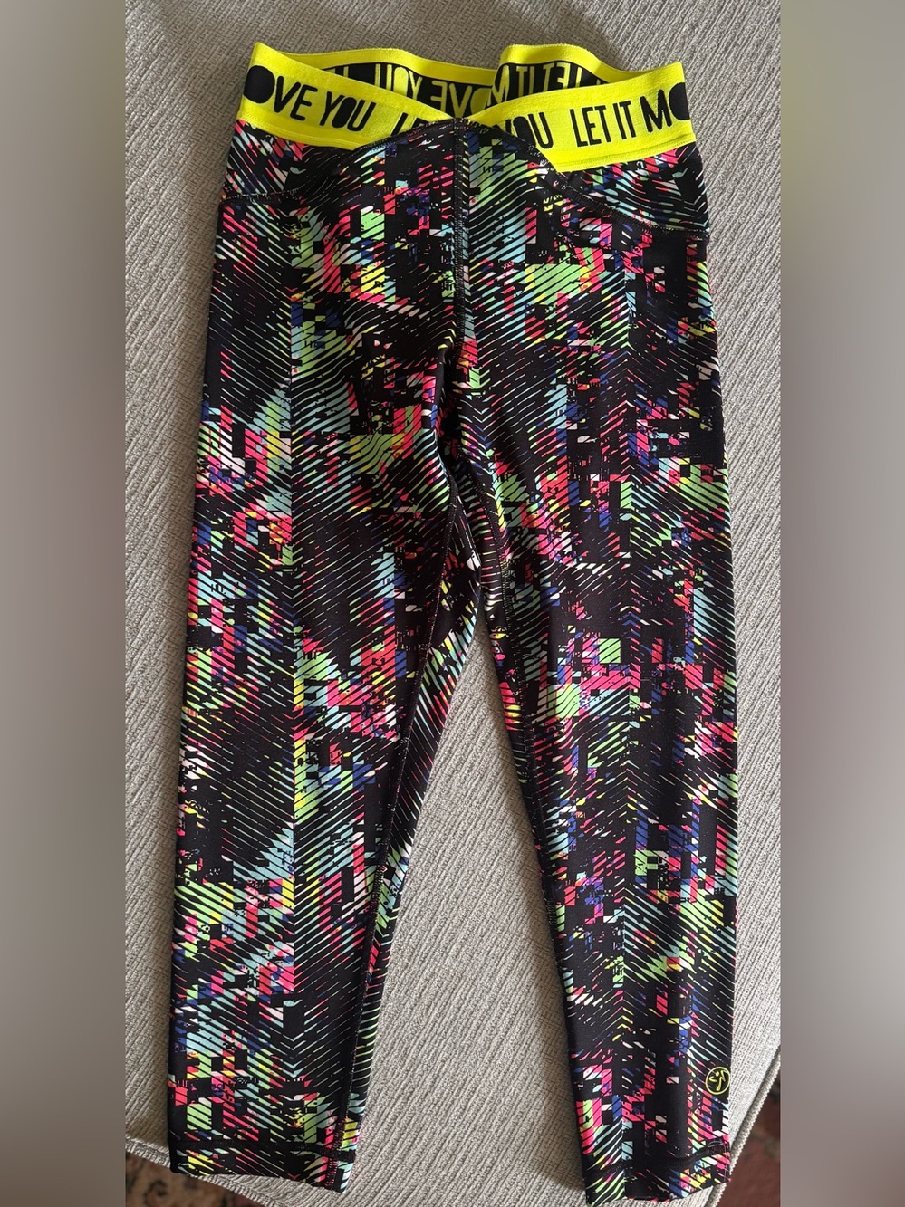 Multicolor Zumba leggings